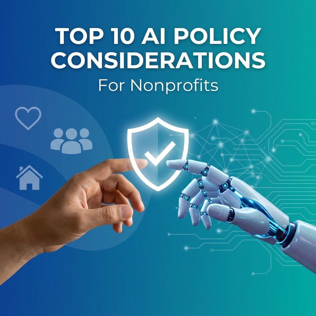 Top Ten AI Usage Policy Considerations for Nonprofits