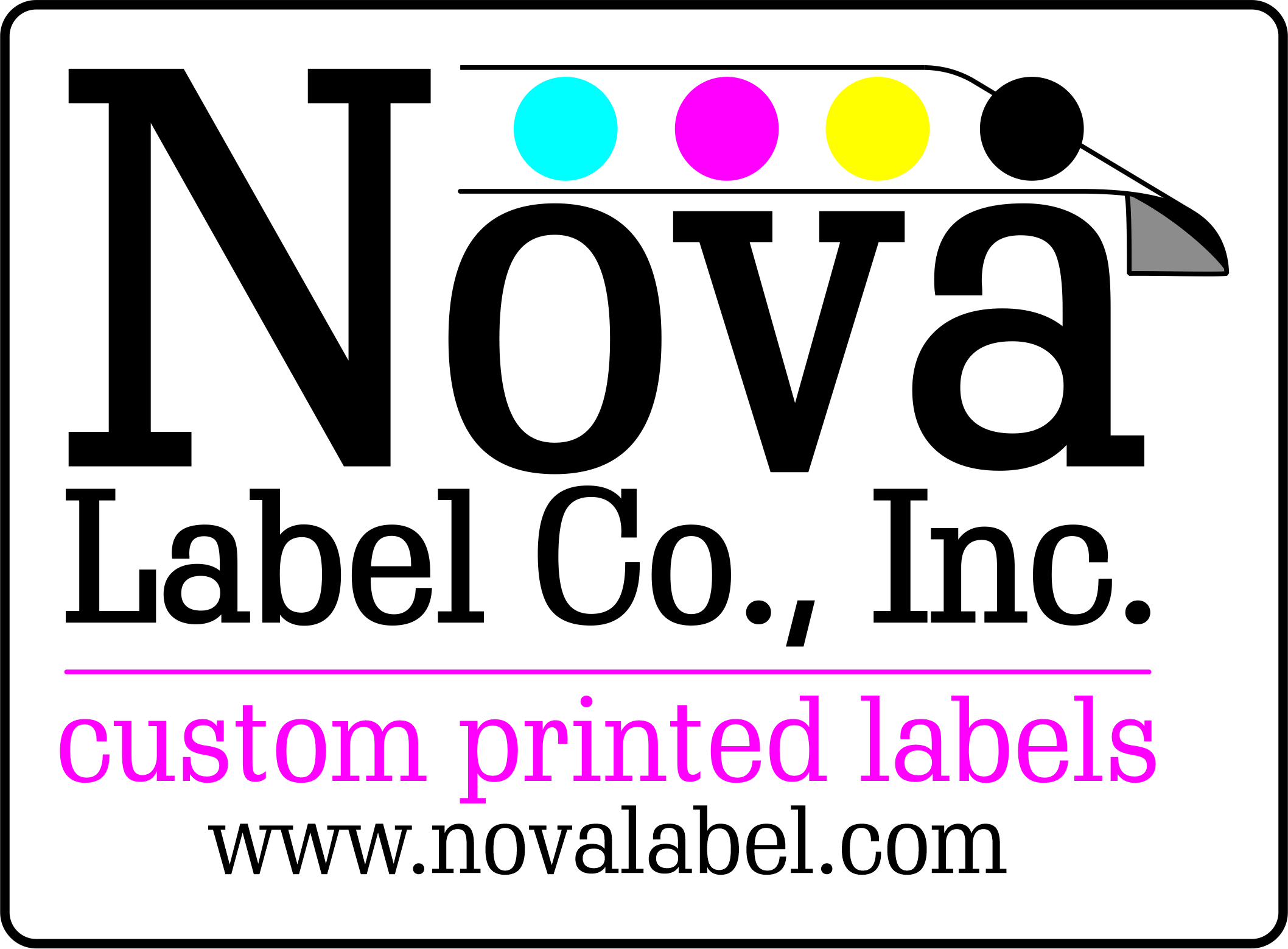 Updated Logo for Nova Label Co., Inc.