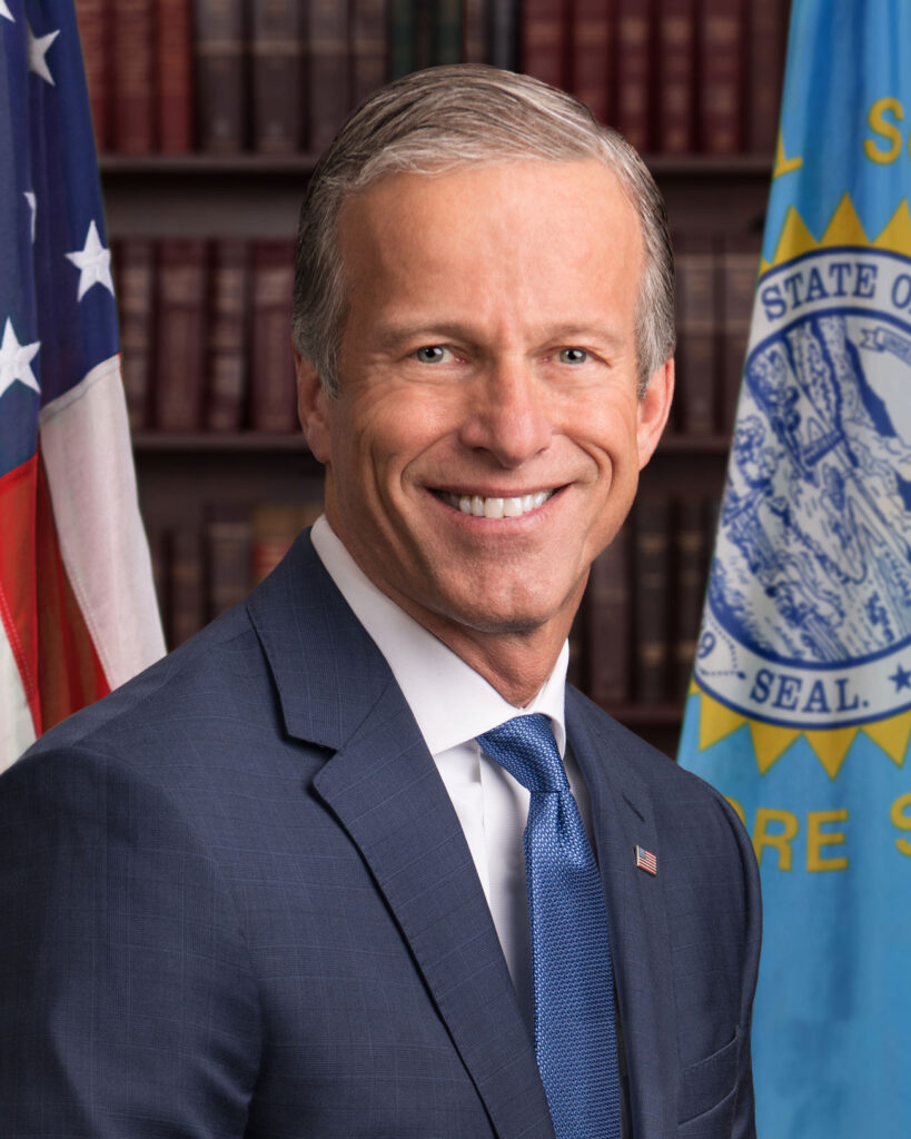 Headshot of Senator John Thune (R-SD).