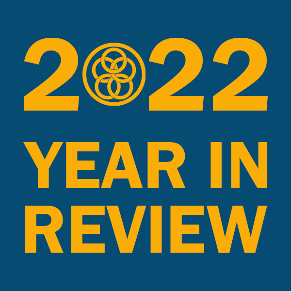 2022 Year in Review with 0 replaced by TNPA logo icon.