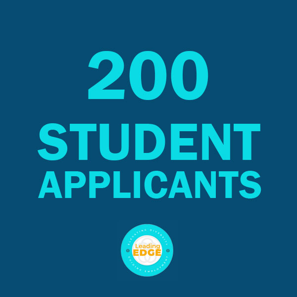200 student applicants.