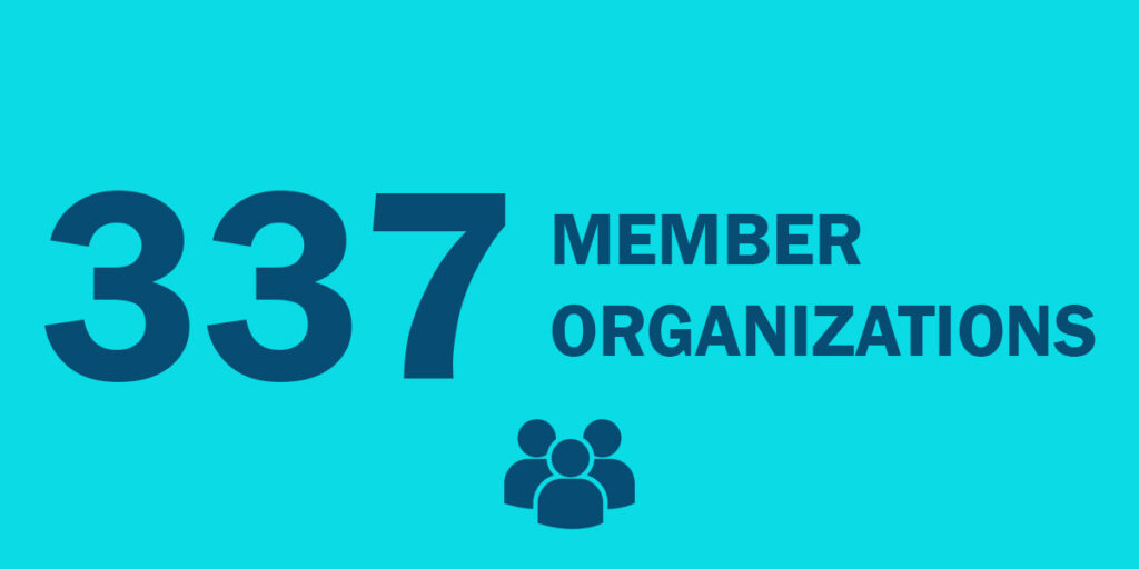 337 Members Organizations.